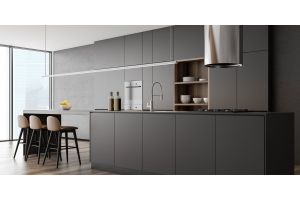 Kitchen with Black Units