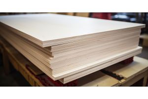 stacked plywood sheets