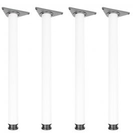 710mm Round Table Legs - 4 Pack