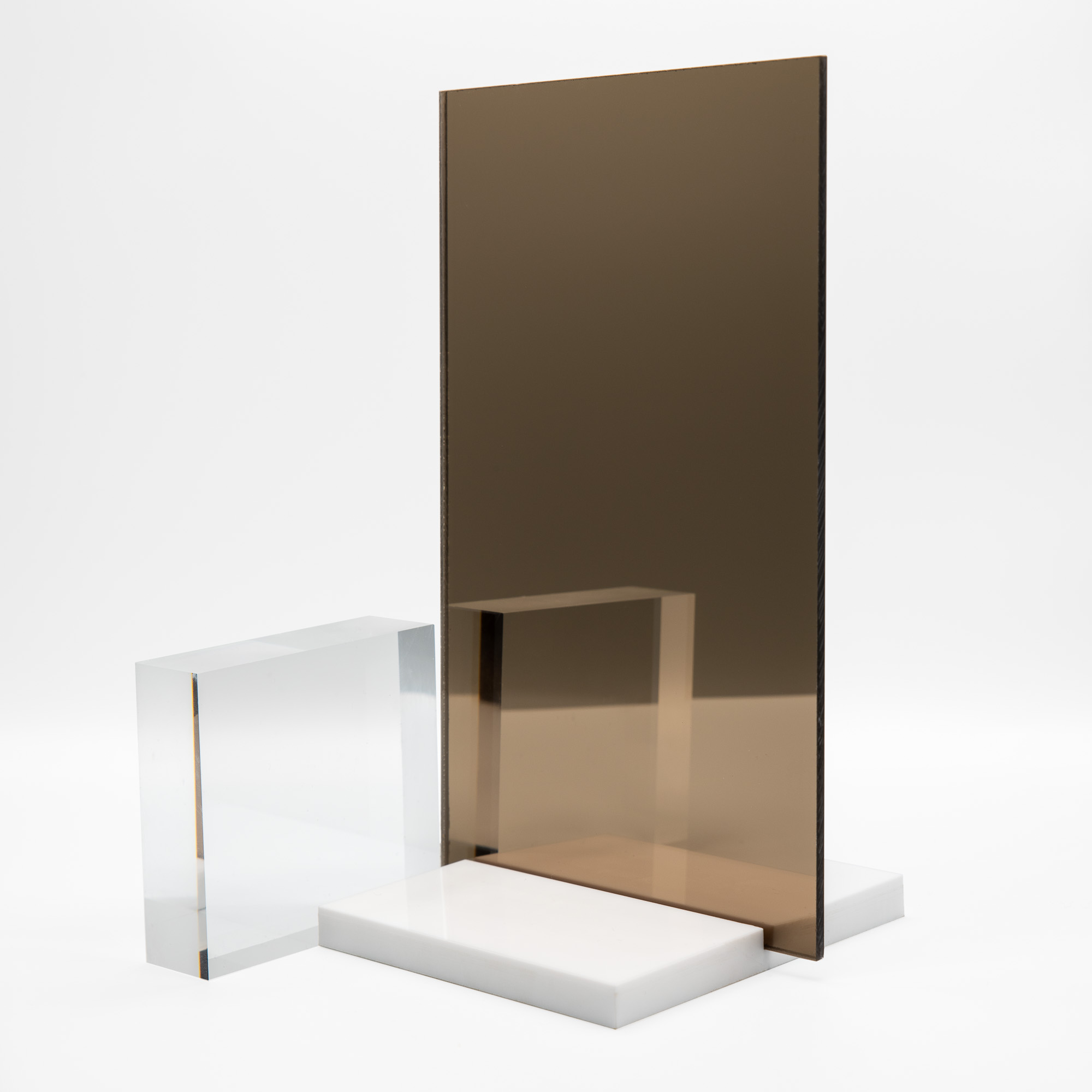 3mm Bronze Perspex® Acrylic Mirror Sheet Cut To Size