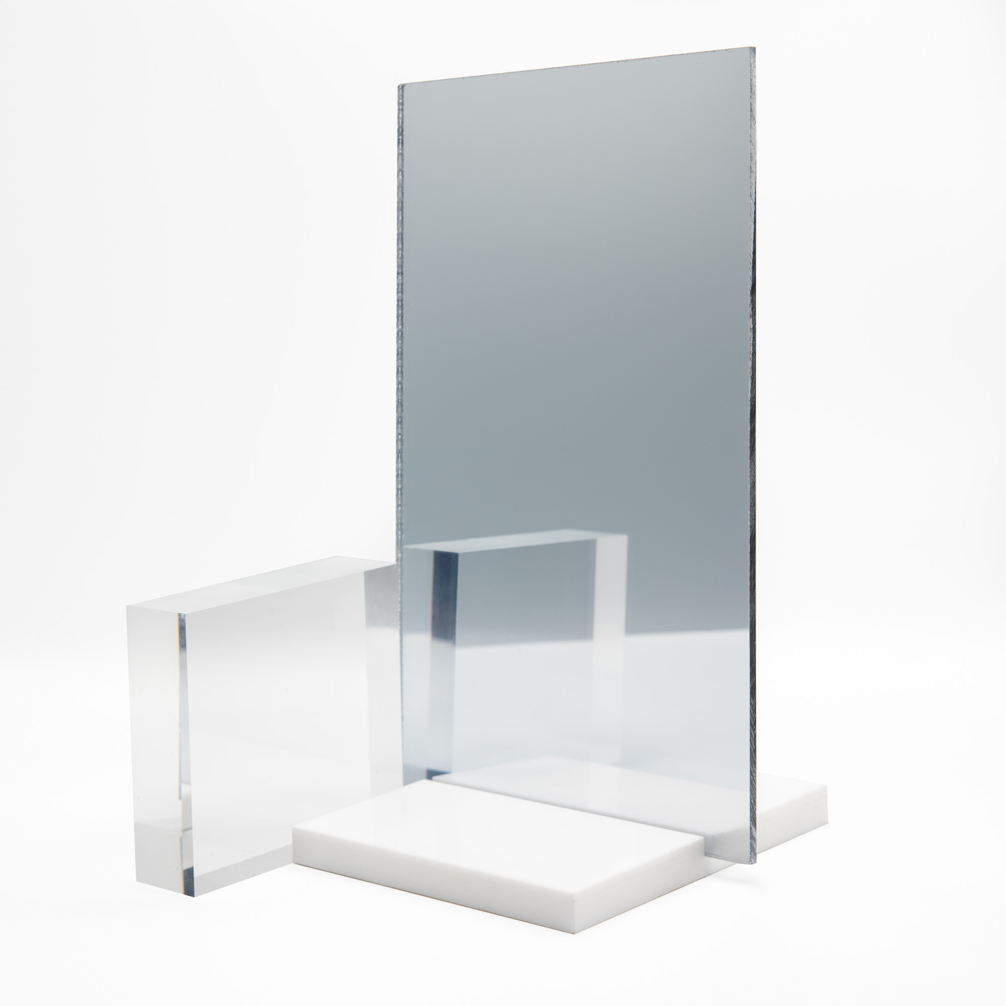 1/8 inch Two Way Mirror, 2 Way Acrylic Mirror Sheet, 24 x 24 Inches See Through Mirror, Plexiglass Sheet, Smart Mirror, Magic Glass, Unbreakable TV
