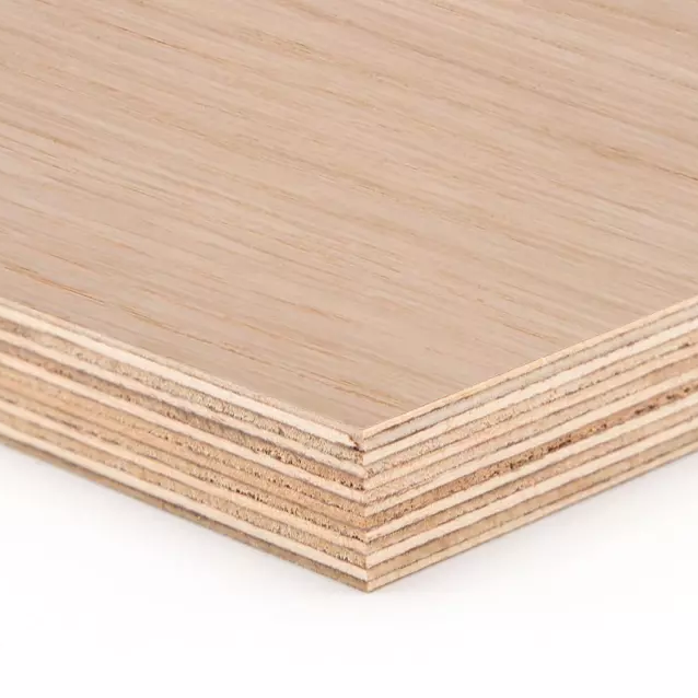 oak veneered plywood sheet