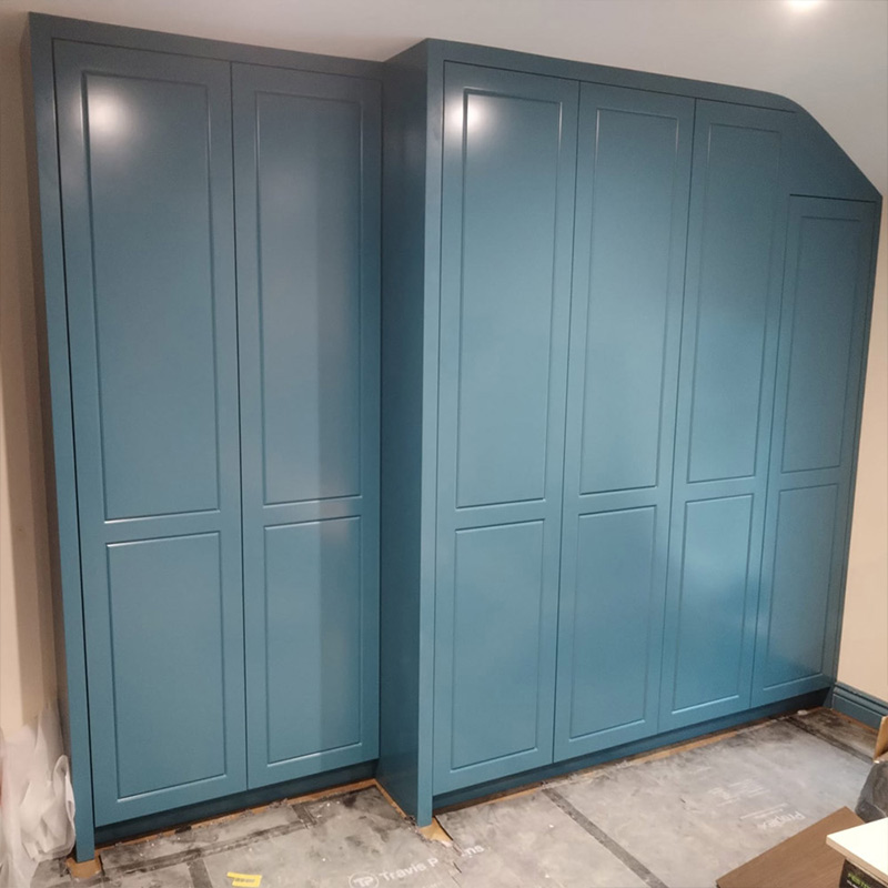 bespoke wardrobe blue